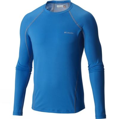 Top Columbia Midweight Stretch Manga Larga Hombre - Azules - Chile WTL802571